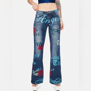 Dolls Kill Low Rise Boyfriend Jeans